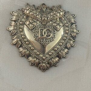 Stunning Cream Dolce & Gabbana Cream Large Tote With Silver Signature